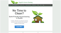 Desktop Screenshot of angelasgreencleaning.com