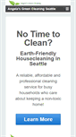Mobile Screenshot of angelasgreencleaning.com